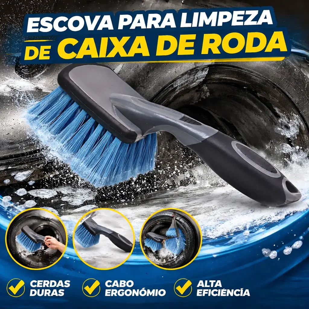 ESCOVA CAIXA DE RODA CABO CURTO DETAILER galeria 7