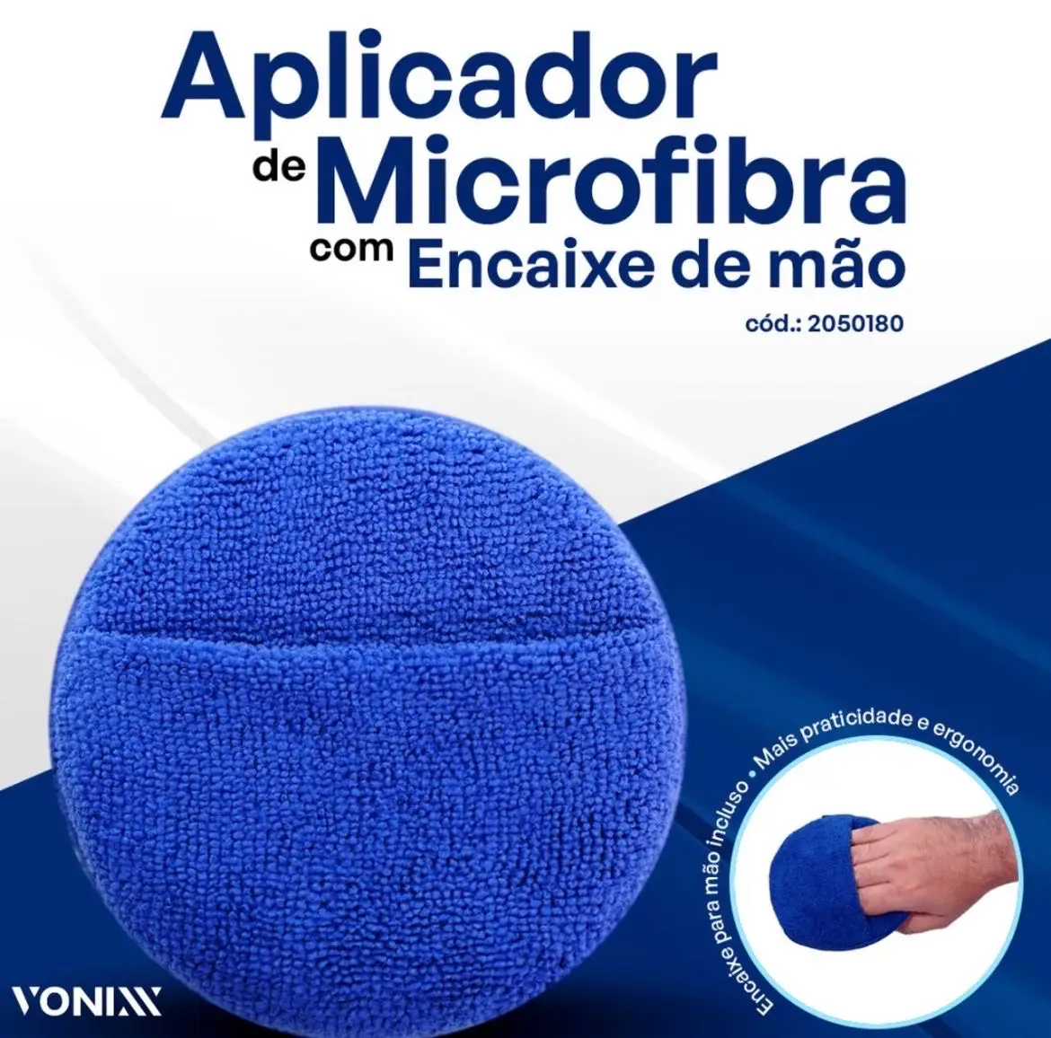 APLICADOR MICROFIBRA C/ ENCAIXE DE MÃO galeria 2